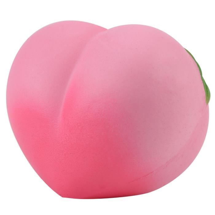 Jouet anti-stress - Garosa - Pêche Squishy - Doux au toucher - Parfum fruité - 10 cm