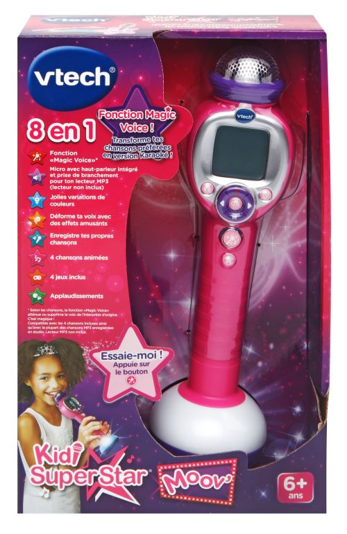 VTECH - Kidi Super Star Moov' - Micro Karaoké Enfant