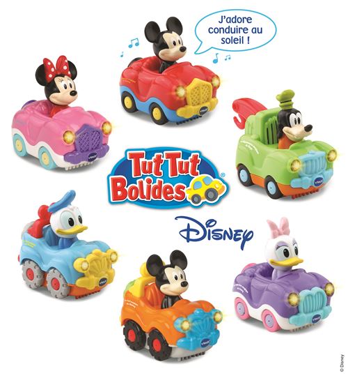 VTECH - Tut Tut Bolides - Véhicule Mickey et ses Amis - Modèle Aléatoire