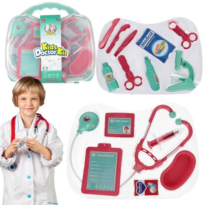 Jouet - MEGA CREATIVE - Petit Docteur - Kit médical - 10 accessoires - 3 ans et plus