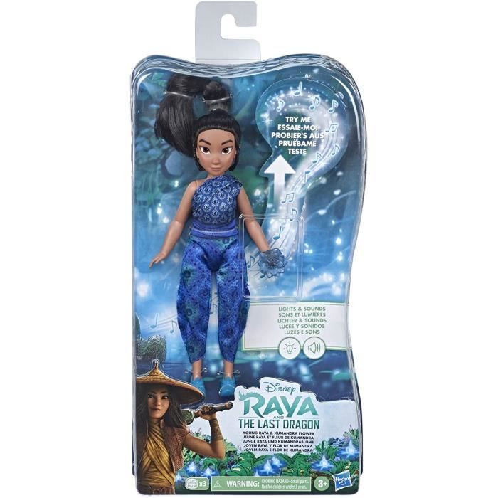 Disney Raya et le dernier dragon Princesse Raya figurine de princesse jouet pour filles et garçons à partir de 3 ans
