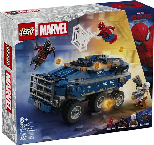 LEGO® Marvel 76349 La poursuite en prison mobile de Spider-Man