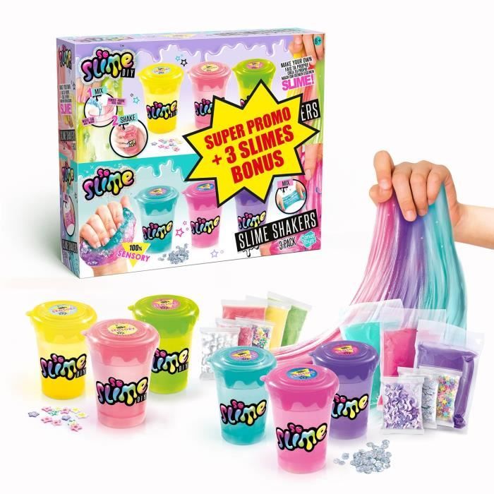 Slime shakers 3 + 3 bonus Canal Toys