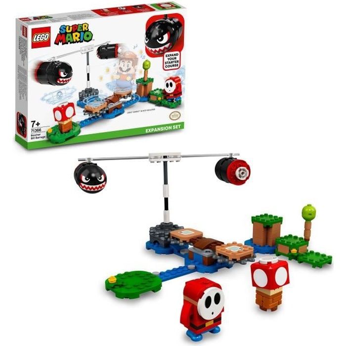 LEGO® Super Mario™ 71366 Ensemble dextension Barrage de Bill Bourrins