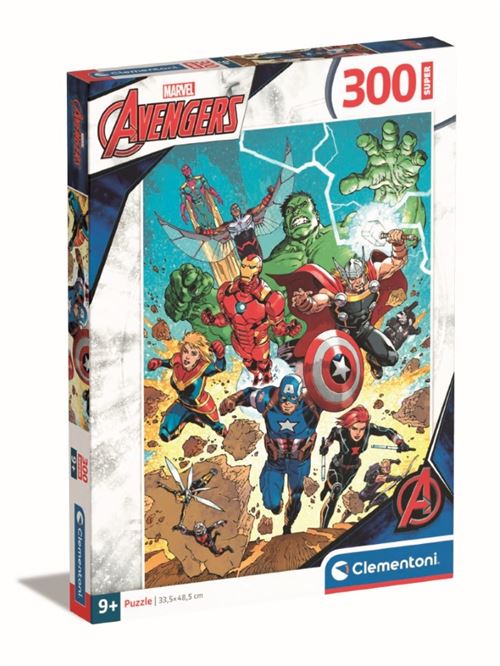Puzzle 300 pièces Clementoni Super Marvel The Avengers