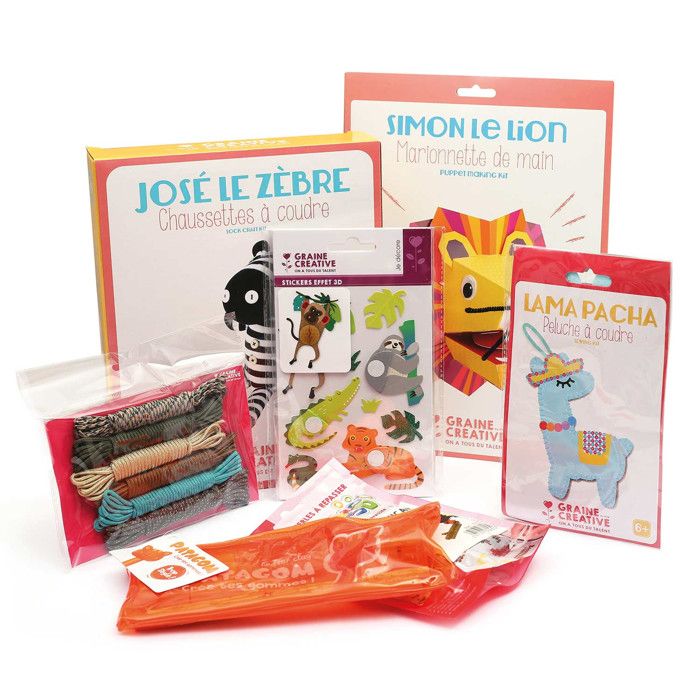 Box activités créatives - Savane