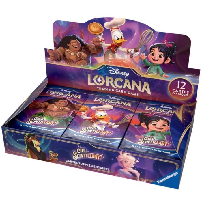 Display scellé - DISNEY - Ciel Scintillant - 24 boosters - 12 cartes/booster - 1 carte brillante