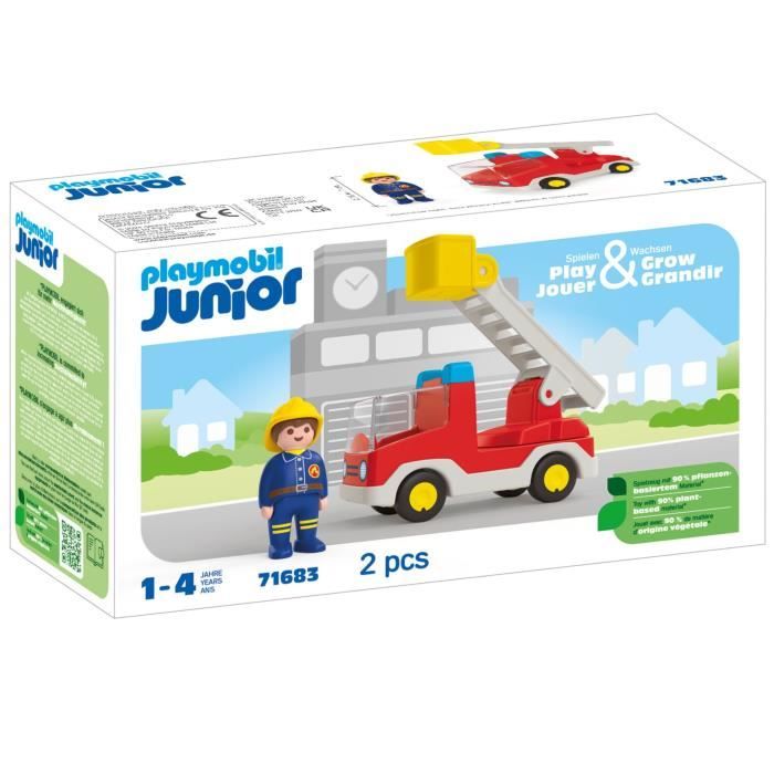 PLAYMOBIL Junior 71683 Camion de pompier Dès 12 mois