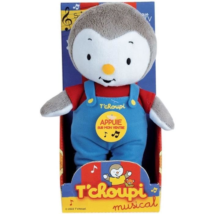 Jemini Tchoupi peluche Tchoupi musical +/- 20cm
