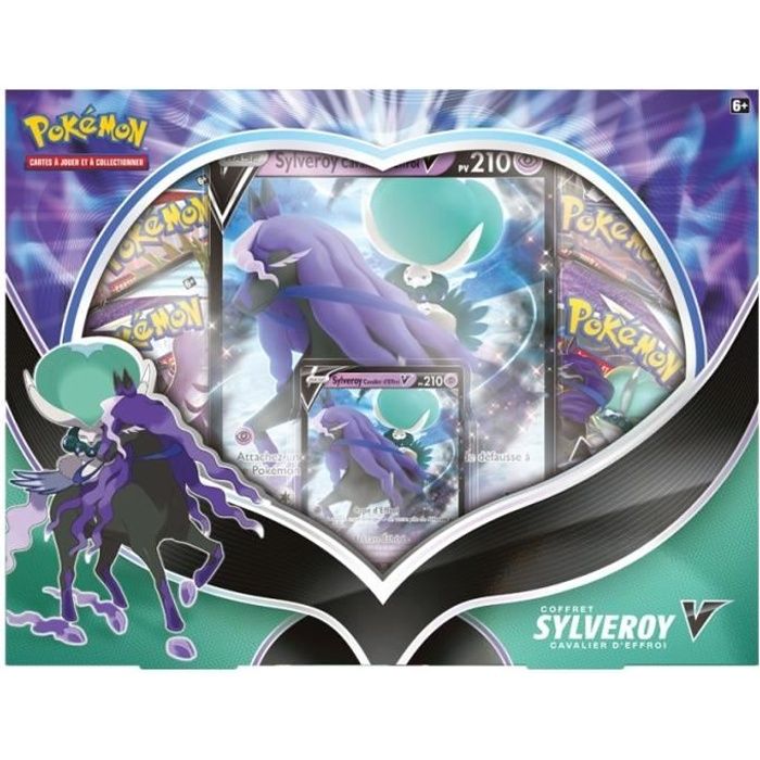 COFFRET POKEMON AOUT 2021 - SYLVEROY-V CAVALIER DEFFROI-V