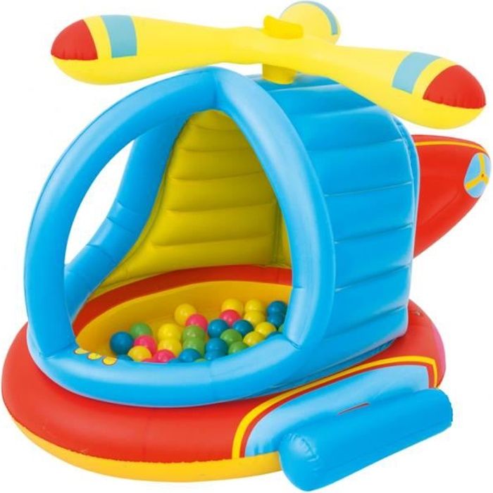 Bestway Piscine à boules Hélicoptère avec 50 boules 140 x 127 x 89 cm