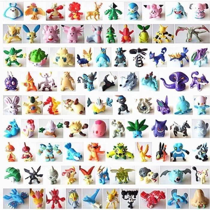 Jouet - Pokémon Figurine - Lot de 144 pièces - 2-3 cm - Figurines aléatoires