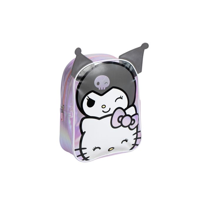Sac à dos enfant - SANRIO - Hello Kitty Kuromi - Violet - Léger et résistant - Bretelles confortables