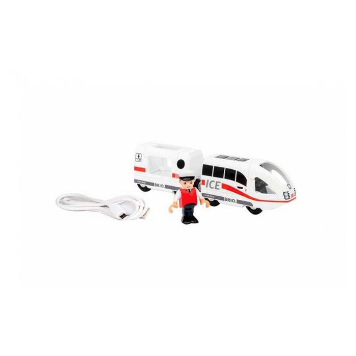 Train ICE Rechargeable - BRIO - 36088 - Jouet éducatif pour enfant de 3 ans et plus