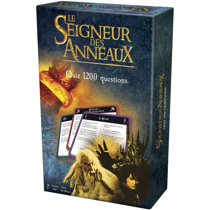 Le Seigneur des Anneaux 1200 questions - Jeu de société - TOPI GAMES - 2 à 8 joueurs - Dès 7 ans