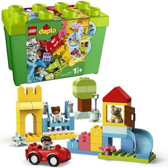LEGO® 10914 DUPLO La boîte de briques deluxe Jeu de Construction avec Rangement Jouet éducatif pour bébés de 1 an et demi