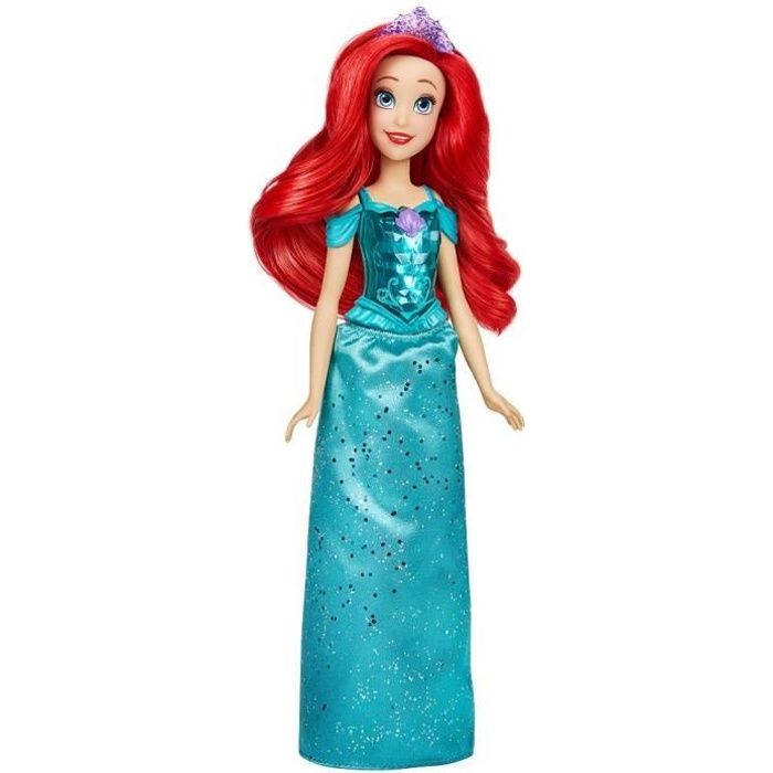 DISNEY PRINCESSES - Poussière détoiles - Poupée Ariel avec jupe et accessoires - jouet pour enfants - à partir de 3 ans - V2