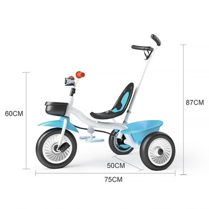 Tricycle Vélo Enfant Tricycle EnfantTricycle pour Bébé 1-6 Ans Vélo