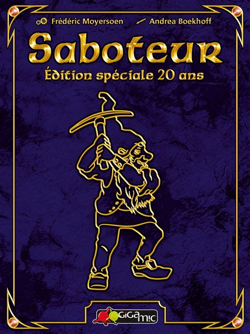 Jeu d’ambiance Gigamic Saboteur Anniversaire
