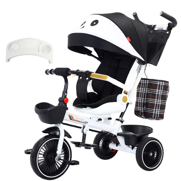 Tricycle Evolutif Bébé avec Siège Pivotant à 360° Dossier Réglable Tricycle pour Enfants de 6 Mois à 6 Ans Jusquà 50kg