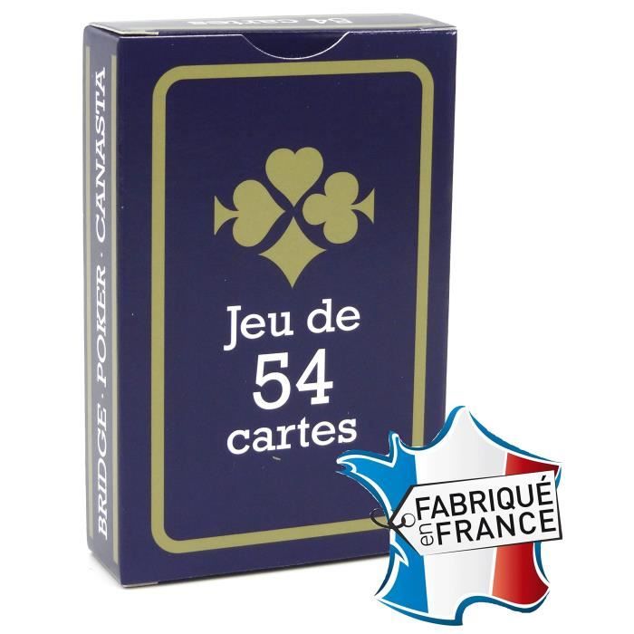 Jeu de 54 cartes - Gauloise Bleue - Bridge - Adulte - Mixte