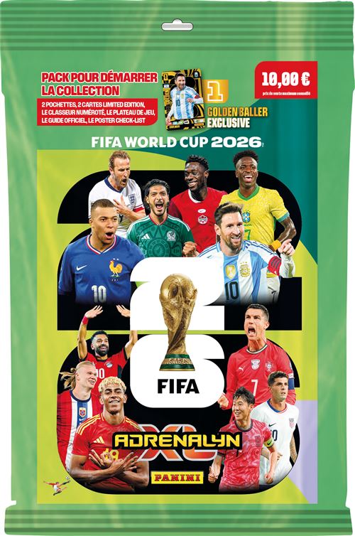 Cartes à collectionner Panini World Cup 2026 TC Starter pack