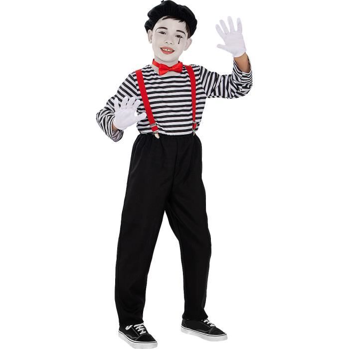 Déguisement mime garçon -121188 -Funidelia- Déguisement garçon et accessoires Halloween carnaval et Noel