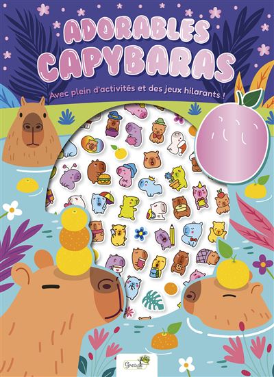 Adorables capybaras -  Collectif - Grenouille - broché - Document jeunesse