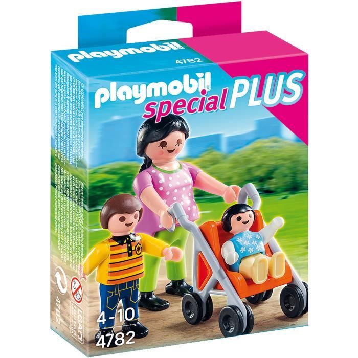 PLAYMOBIL Special Plus - Maman avec Enfants et Landau - 4782 - Mixte - 10 pièces