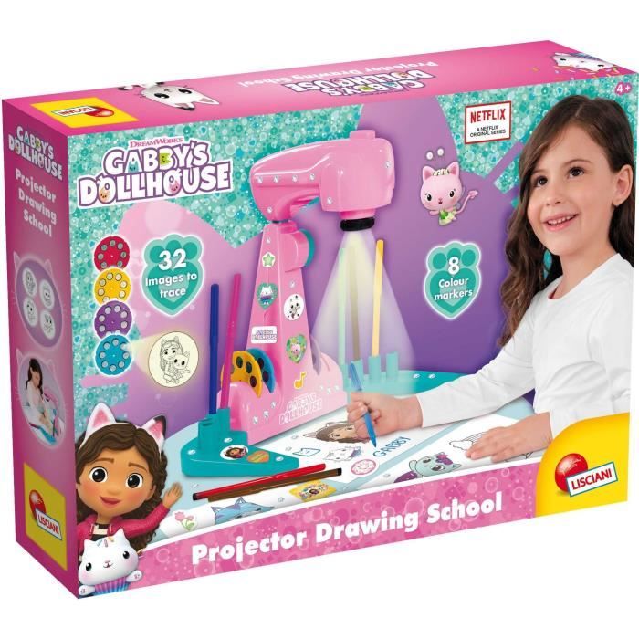 Projecteur de dessins - LISCIANIGIOCHI - Gabby et la maison magique - Accessoires Inclus Modèles
