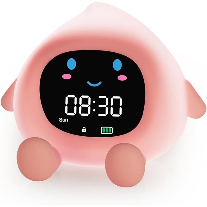 Reveil Enfant Reveil Enfant EducatifRéveil dapprentissage Sommeilavec Affichage de Lune et Soleilavec RGB Couleurs