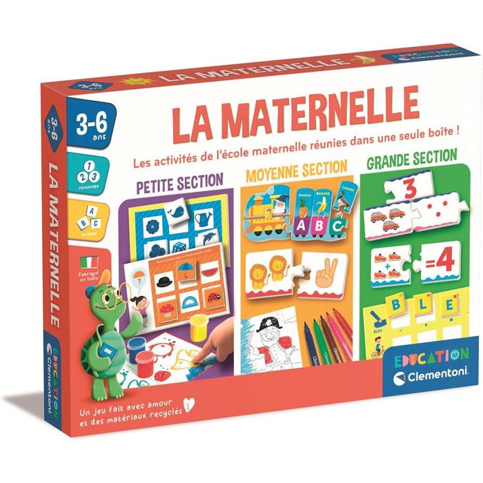 Jeu de société - jeu de plateau.  Clementoni - La Maternelle Clementoni