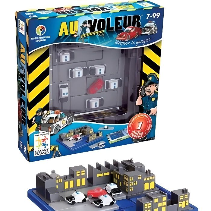 Jeu de logique évolutif - SMARTGAMES - Au Voleur - 60 défis - Enfant - Intérieur