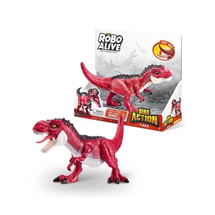 ZURU Robo Alive Dino Action Rex dinosaure réaliste avec sons