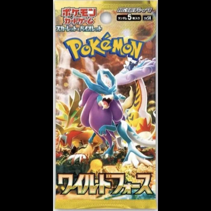 CARTES POKEMON - pokemon - Booster Pokemon Ecarlate et Violet Wild Force SV5k