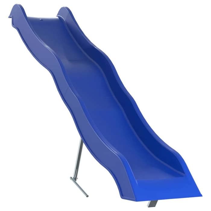 Toboggan de jeu - vidaXL - Bleu - 210x40 cm - Polypropylène - Usage extérieur - Pour enfants 3-8 ans - Poids max 45 kg