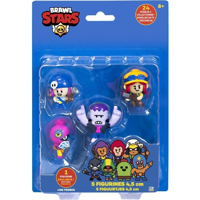 Figurines Brawl Stars - Lot de 5 - Collection Lansay - 45 cm - Modèle 3