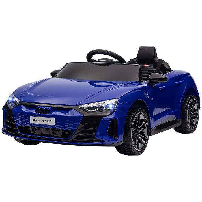 Voiture véhicule électrique enfant 12 V - télécommande parentale - effets sonores lumineux - Audi RS E-tron GT bleu