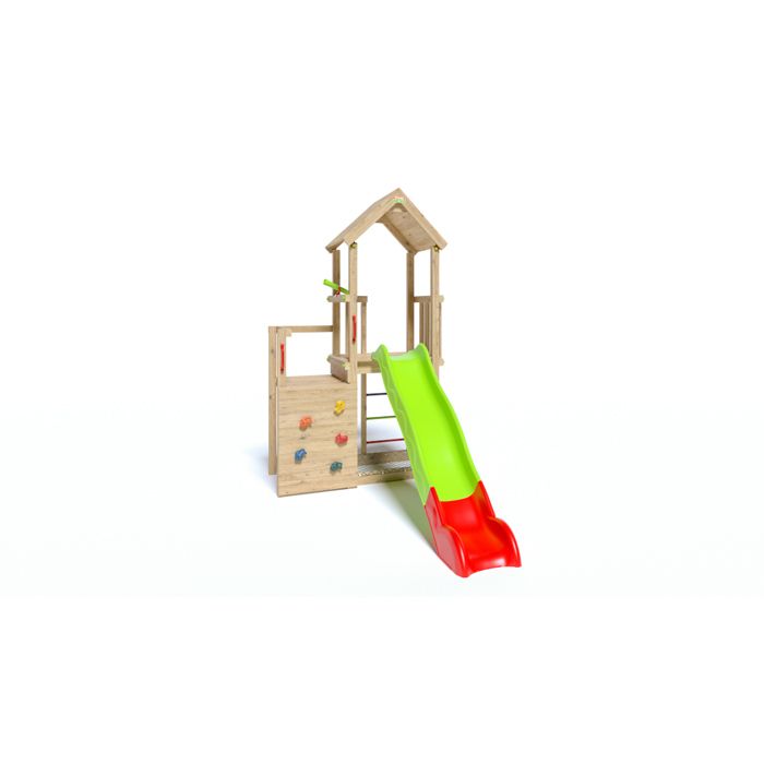 Trigano Jardin Aire de jeux en bois double plateformes - j-24611p1