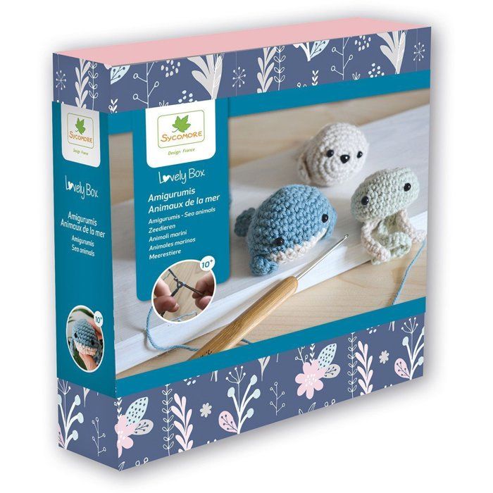 Lovely Box - SYCOMORE - Amigurumi - Animaux de la mer - Dès 10 ans