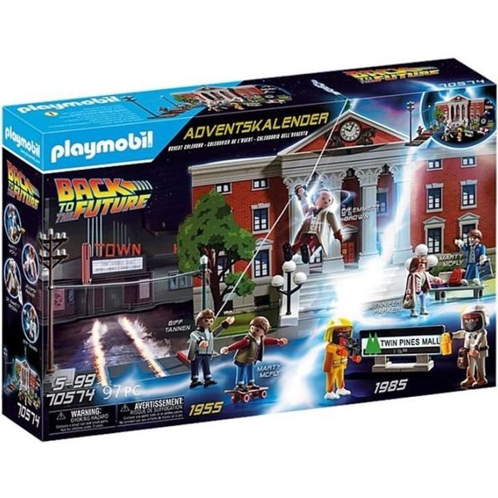 PLAYMOBIL - 70574 - Calendrier de lAvent Back to the Future