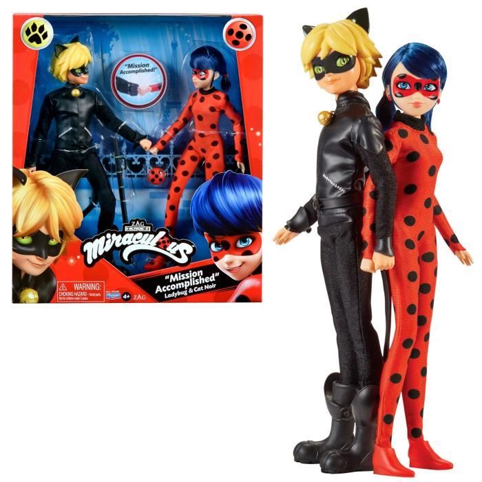 Miraculous Ladybug - Pack de 2 Poupées mannequin 26 cm