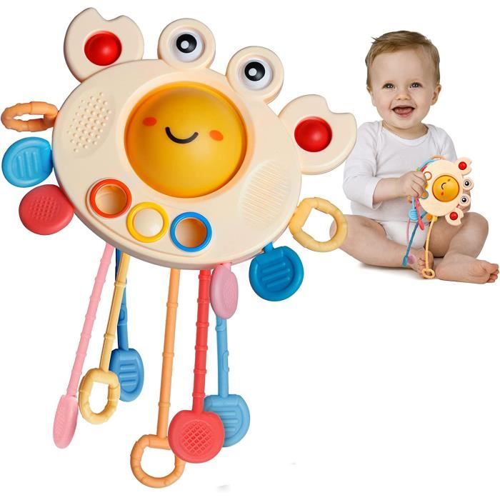 Jouet Montessori pour bébé 18 mois - ZGEER - Apprentissage et dentition sensoriel - Multicolore