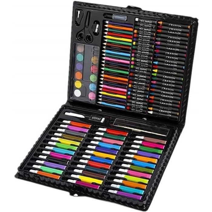 Kit de dessin - Multicolore - 150 pièces - Matériaux écologiques - Pour enfants à partir de 3 ans - Mixte
