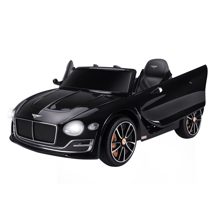 Voiture électrique - HOMCOM - enfant 2 moteurs télécommande effets sonores lumineux - PP - BMW bentley - noir