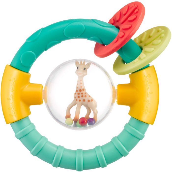 Hochet boule 2-en-1 Sophie la Girafe avec billes sonores