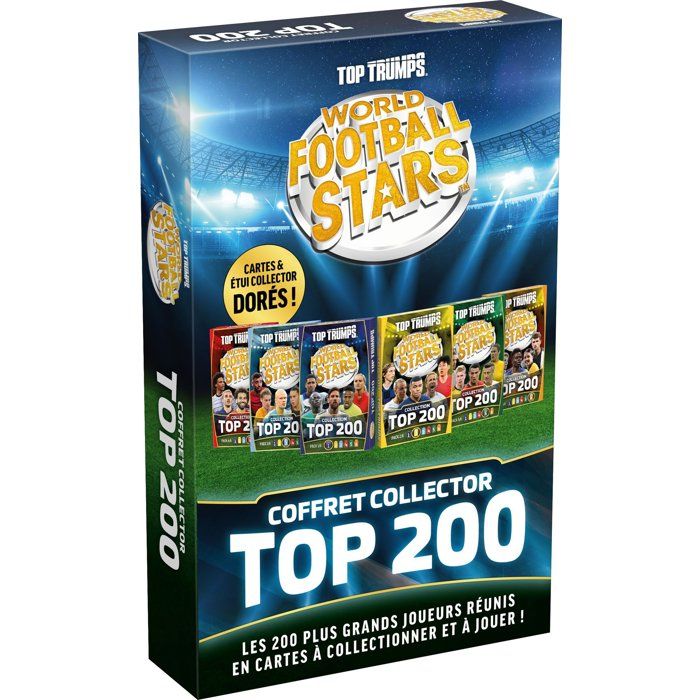 Winning Moves Top Trumps World Football Stars TOP 200 Collector