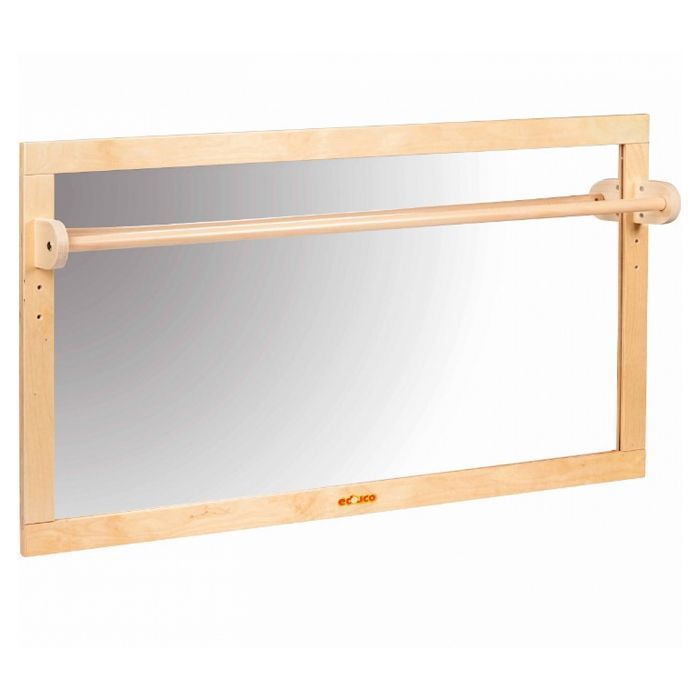 Miroir pour jeunes enfants en bois - jeu Montessori