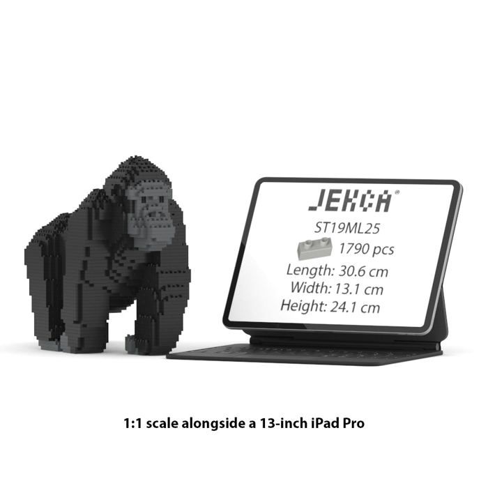Blocs de construction - JEKCA - Gorille - 1790 pièces - 14 ans et plus - Plastique durable