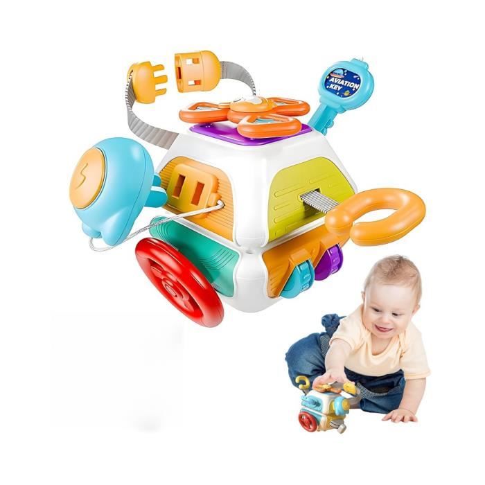 Jouet dapprentissage - Cube DActivité 10 en 1 - Coloré - Sensoriel - Éducatif